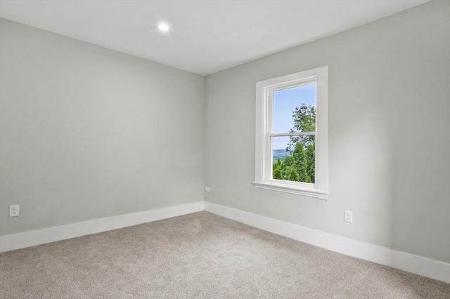 112 Brookline St, Worcester, MA 01603 - carpeted empty room featuring baseboards and recessed lighting
