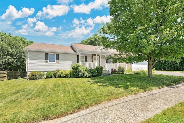 16 Amherst St, Chicopee, MA 01013 - ranch-style house with a porch