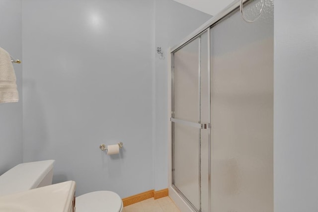 16 Amherst St, Chicopee, MA 01013 - bathroom featuring a shower stall, vanity, and tile patterned flooring
