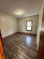 bonus room with dark hardwood / wood-style flooring