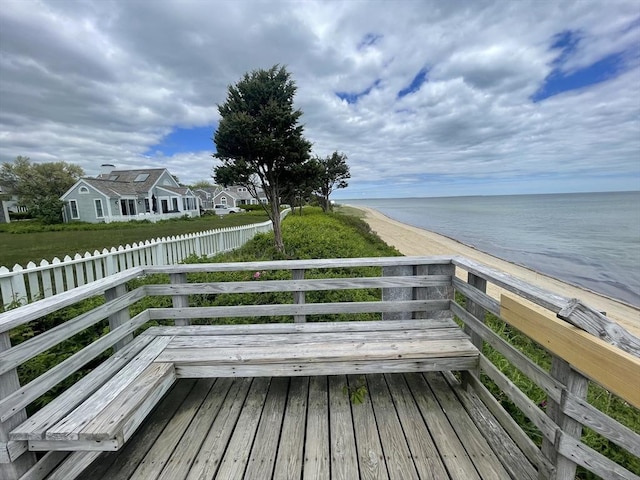 17 Hydrangea Ln Unit 786, Mashpee, MA 02649 - wooden terrace featuring a water view