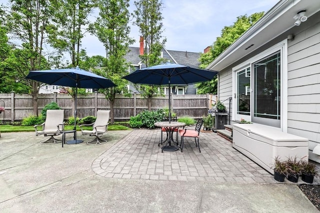 64 Pond St, Nahant, MA 01908 - view of patio / terrace with outdoor dining area and a grill