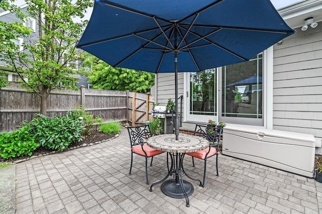 64 Pond St, Nahant, MA 01908 - view of patio with outdoor dining space and area for grilling
