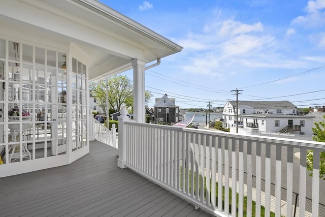 view of deck