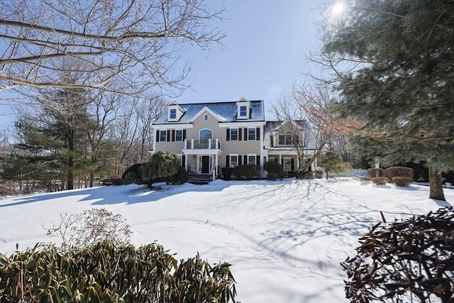 view of front of home