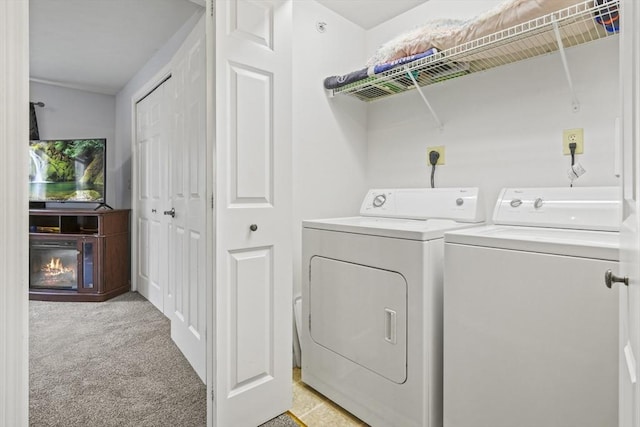 96 Caspian Way Unit 96, Fitchburg, MA 01420 - laundry room with light colored carpet and washer and clothes dryer