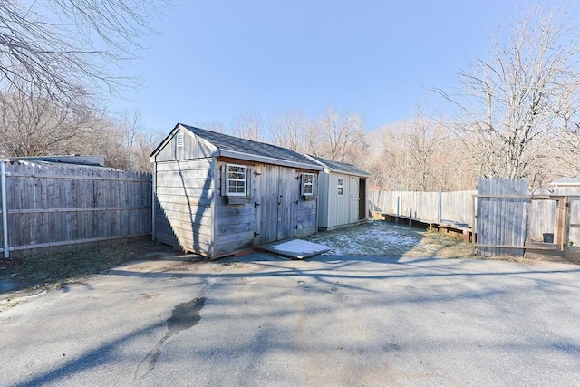 view of outbuilding