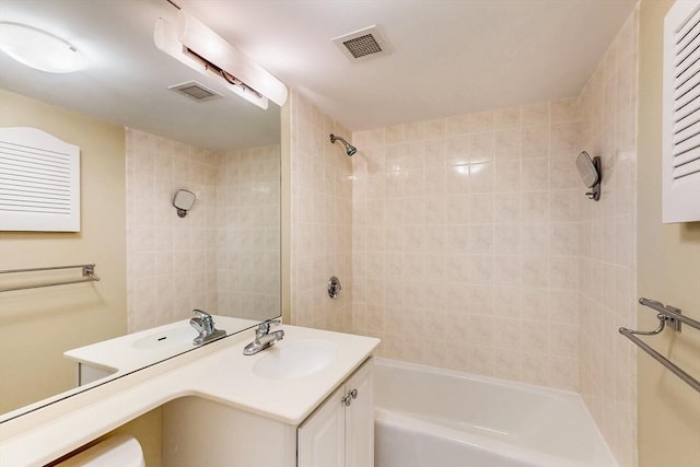 329 Harvard St Unit 11, Cambridge, MA 02139 - bathroom featuring shower / washtub combination and vanity