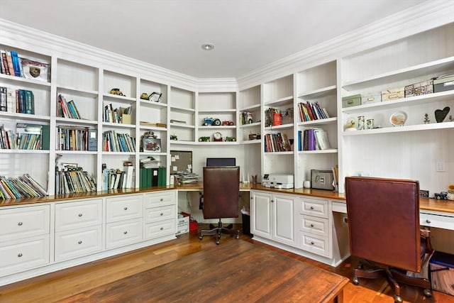 218 Pine St, Rehoboth, MA 02769 - office space featuring built in study area and dark wood-style flooring
