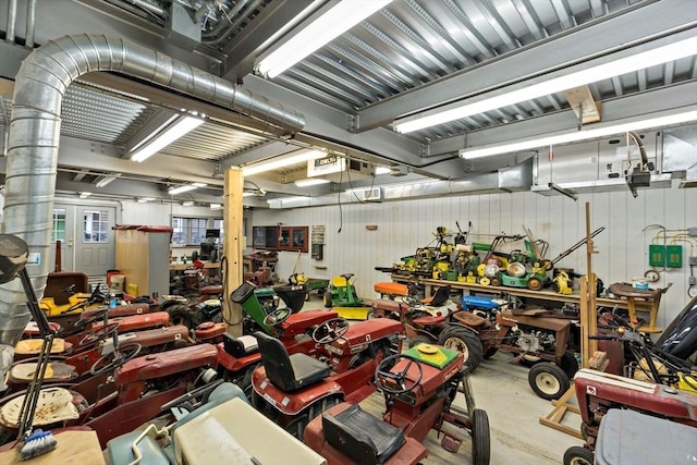 218 Pine St, Rehoboth, MA 02769 - garage with a workshop area