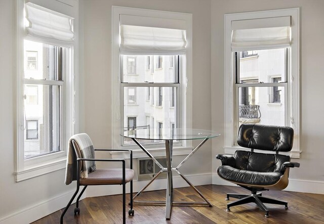 416 Commonwealth Ave Unit 317, Boston, MA 02215 - interior space featuring baseboards, a healthy amount of sunlight, and wood finished floors