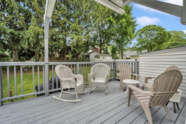 14 Halmstad, Worcester, MA 01607 - wooden deck featuring a lawn