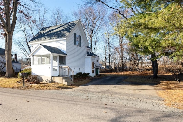 view of property exterior