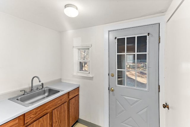 laundry area featuring sink