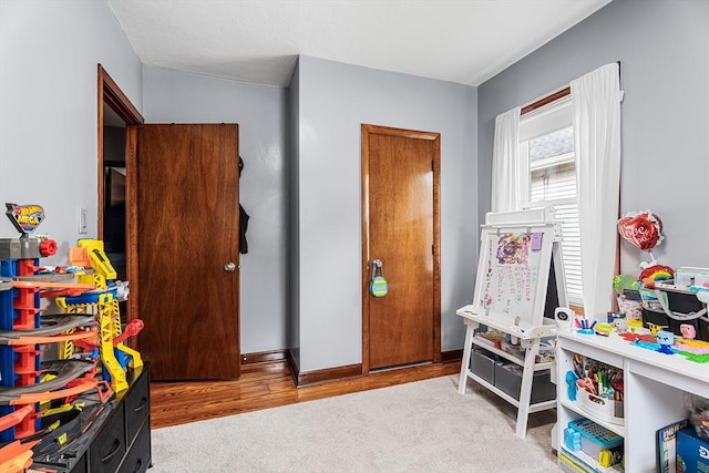 playroom with carpet