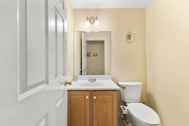 37 Railroad Ave, Whitman, MA 02382 - half bath featuring vanity and toilet