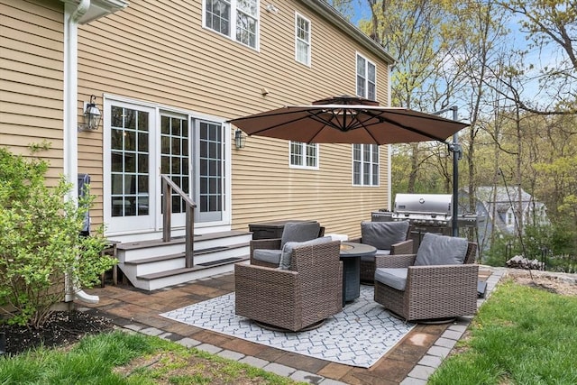 3 Emerson Way, Hopkinton, MA 01748 - view of patio featuring an outdoor living space