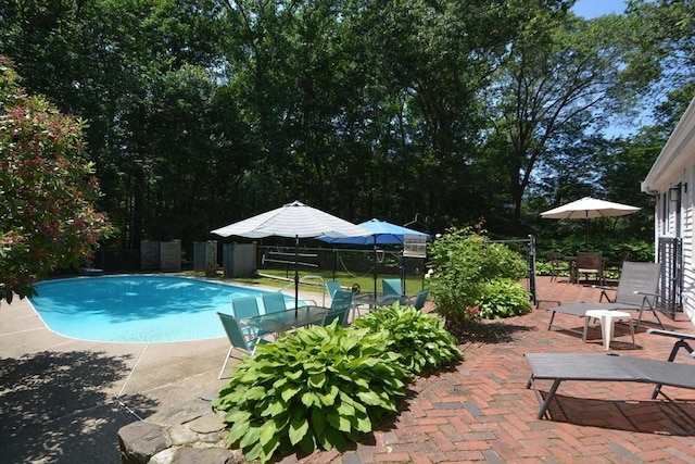 13 N Grove St, Foxboro, MA 02035 - view of swimming pool featuring a patio