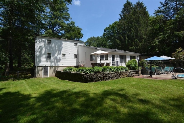 13 N Grove St, Foxboro, MA 02035 - back of house with a patio area