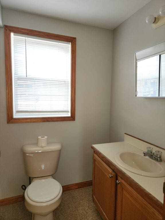 147 Stafford Rd, Fall River, MA 02721 - bathroom with vanity and baseboards