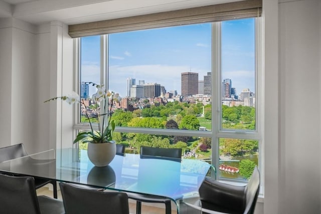 2 Commonwealth Ave Unit 15Bc, Boston, MA 02116 - dining area with a skyline view