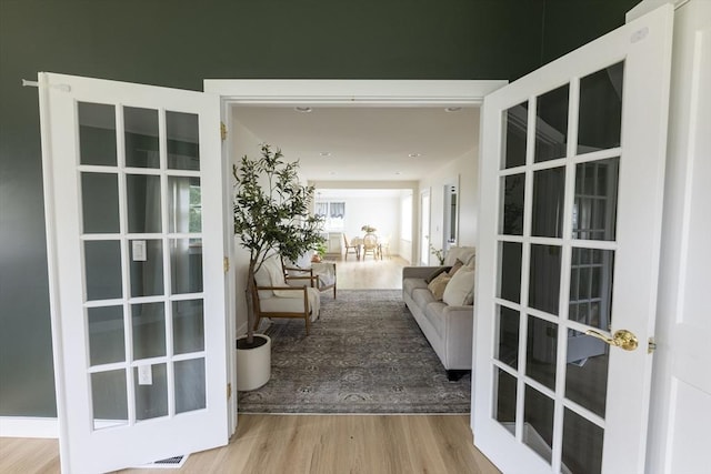 99 Dartmouth St, Westfield, MA 01085 - interior space featuring wood finished floors and french doors