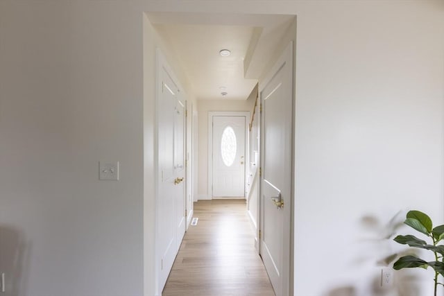 99 Dartmouth St, Westfield, MA 01085 - hallway featuring light wood-style floors and baseboards