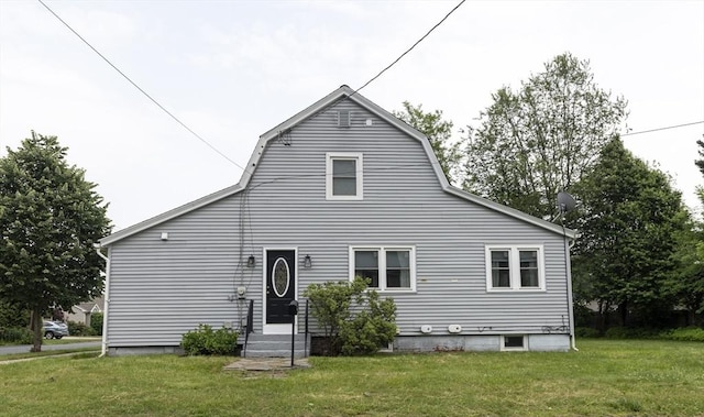 99 Dartmouth St, Westfield, MA 01085 - rear view of house featuring a lawn