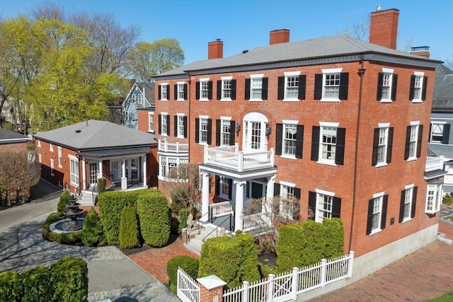 26 Winter St, Salem, MA 01970 - view of building exterior with a fenced front yard