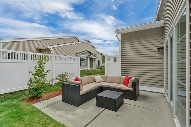 131 Rogerson Xing Unit 131, Uxbridge, MA 01569 - view of patio with outdoor lounge area
