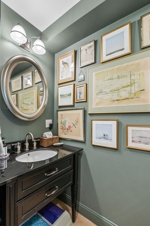 2 Hawthorne Blvd Unit 4, Salem, MA 01970 - bathroom with vanity and tile patterned floors
