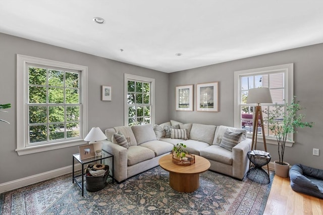 2 Hawthorne Blvd Unit 4, Salem, MA 01970 - living area featuring plenty of natural light and wood finished floors