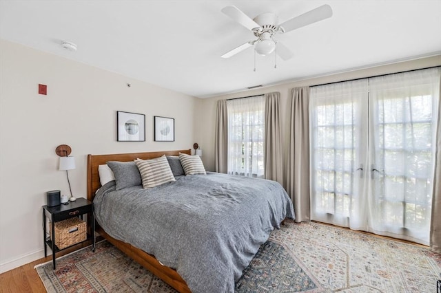 2 Hawthorne Blvd Unit 4, Salem, MA 01970 - bedroom featuring wood finished floors and ceiling fan