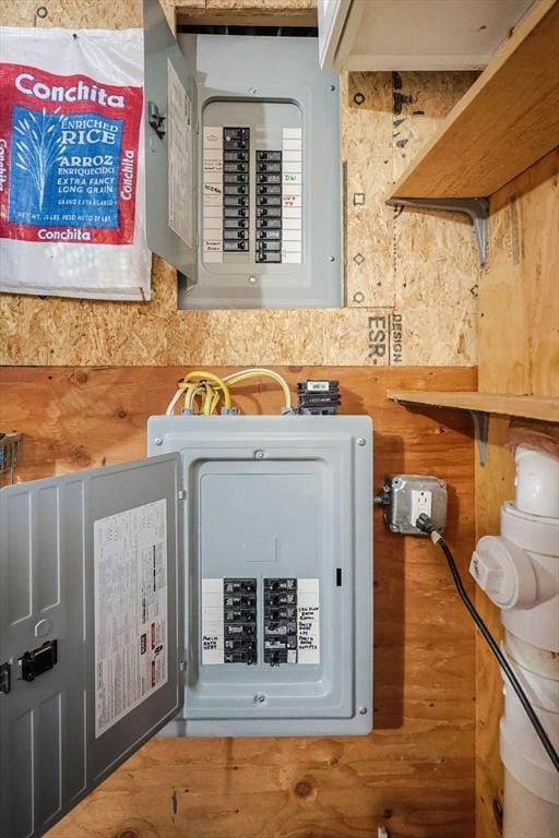 utilities with electric panel
