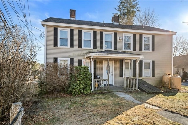 view of front facade with a porch