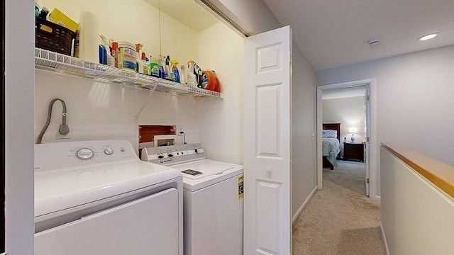 3 Oakwood Ln Unit 3, Worcester, MA 01604 - washroom featuring separate washer and dryer and light carpet