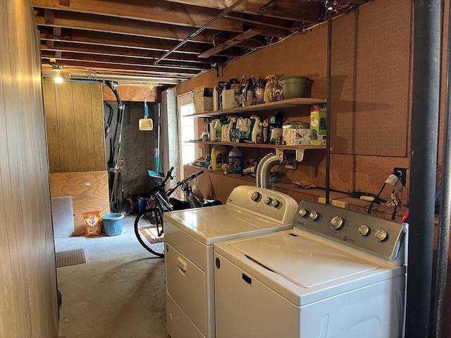 48 Birchcroft, Leominster, MA 01453 - laundry room with washing machine and clothes dryer