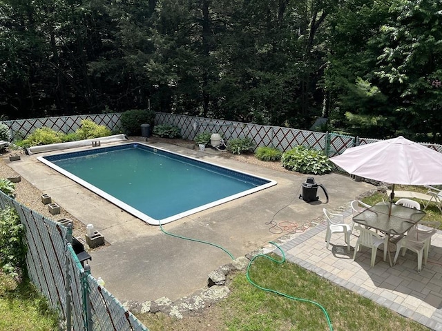 48 Birchcroft, Leominster, MA 01453 - view of pool with a patio and a fenced backyard