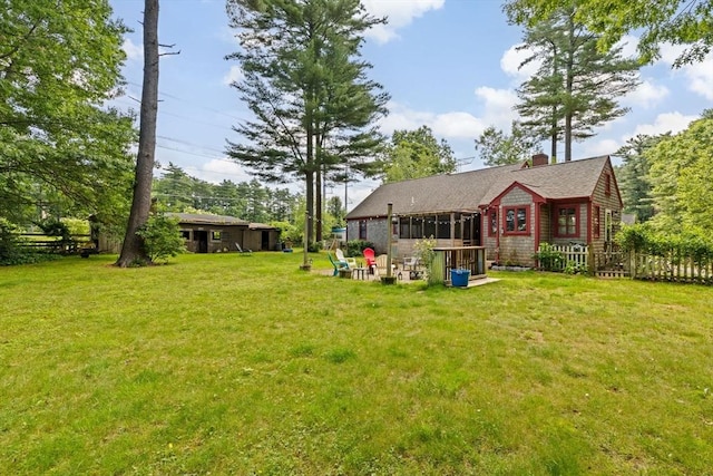 18 Russell Holmes Way, Carver, MA 02330 - back of property featuring a chimney