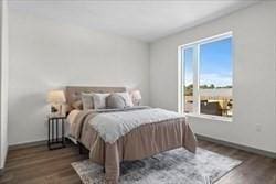 203 Lowell St Unit 204, Wilmington, MA 01887 - bedroom featuring dark wood finished floors and baseboards