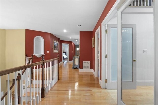 54 Wagon Rd, Walpole, MA 02081 - hall featuring light wood-style flooring and recessed lighting
