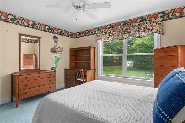 54 Wagon Rd, Walpole, MA 02081 - bedroom featuring multiple windows, carpet, and a ceiling fan