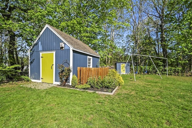 11 Fern Ave, Amesbury, MA 01913 - view of shed featuring a playground