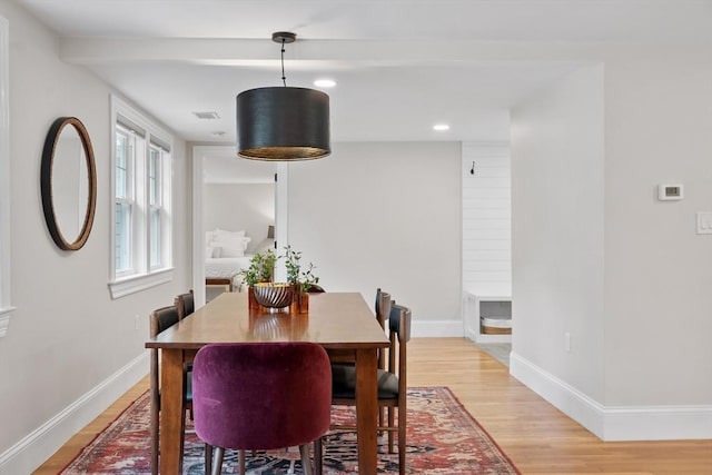 2028 Main St, Concord, MA 01742 - dining area featuring light wood finished floors and recessed lighting