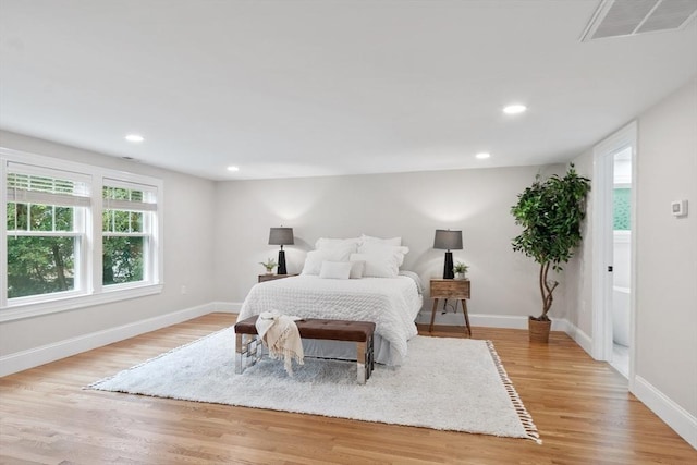 2028 Main St, Concord, MA 01742 - bedroom featuring light wood-style floors and recessed lighting
