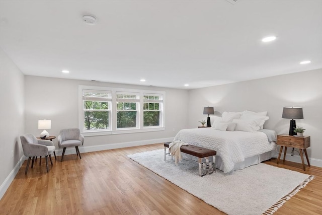 2028 Main St, Concord, MA 01742 - bedroom with light wood-type flooring and recessed lighting