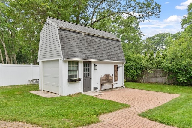 2028 Main St, Concord, MA 01742 - view of outbuilding featuring a fenced backyard