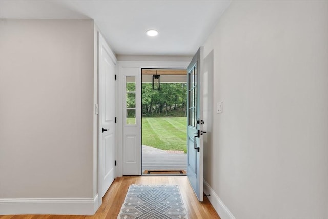 2028 Main St, Concord, MA 01742 - entryway with light wood finished floors and baseboards