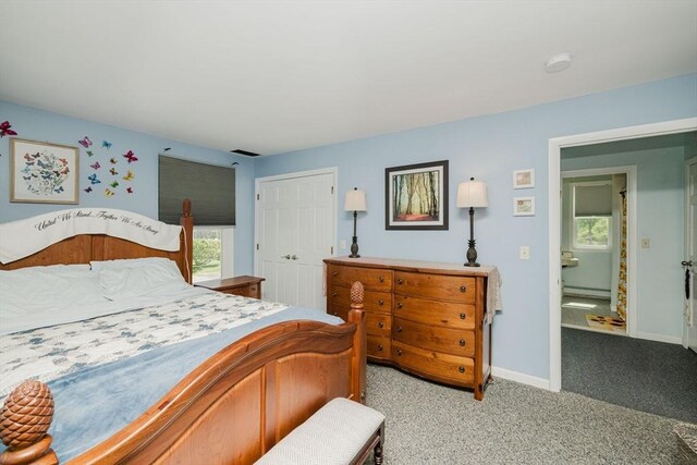 5 Bayview Ave, Fairhaven, MA 02719 - bedroom with carpet, a closet, and baseboards