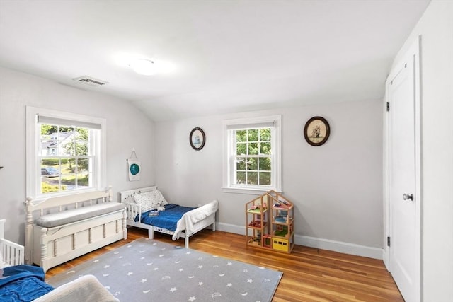 15 Maple St, Salem, MA 01970 - bedroom featuring light wood finished floors and lofted ceiling